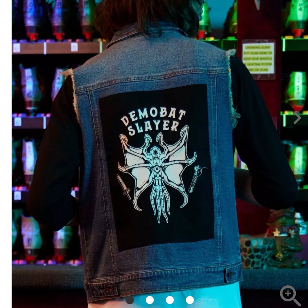 Hot topic Eddie Munson demonbat slayer vest